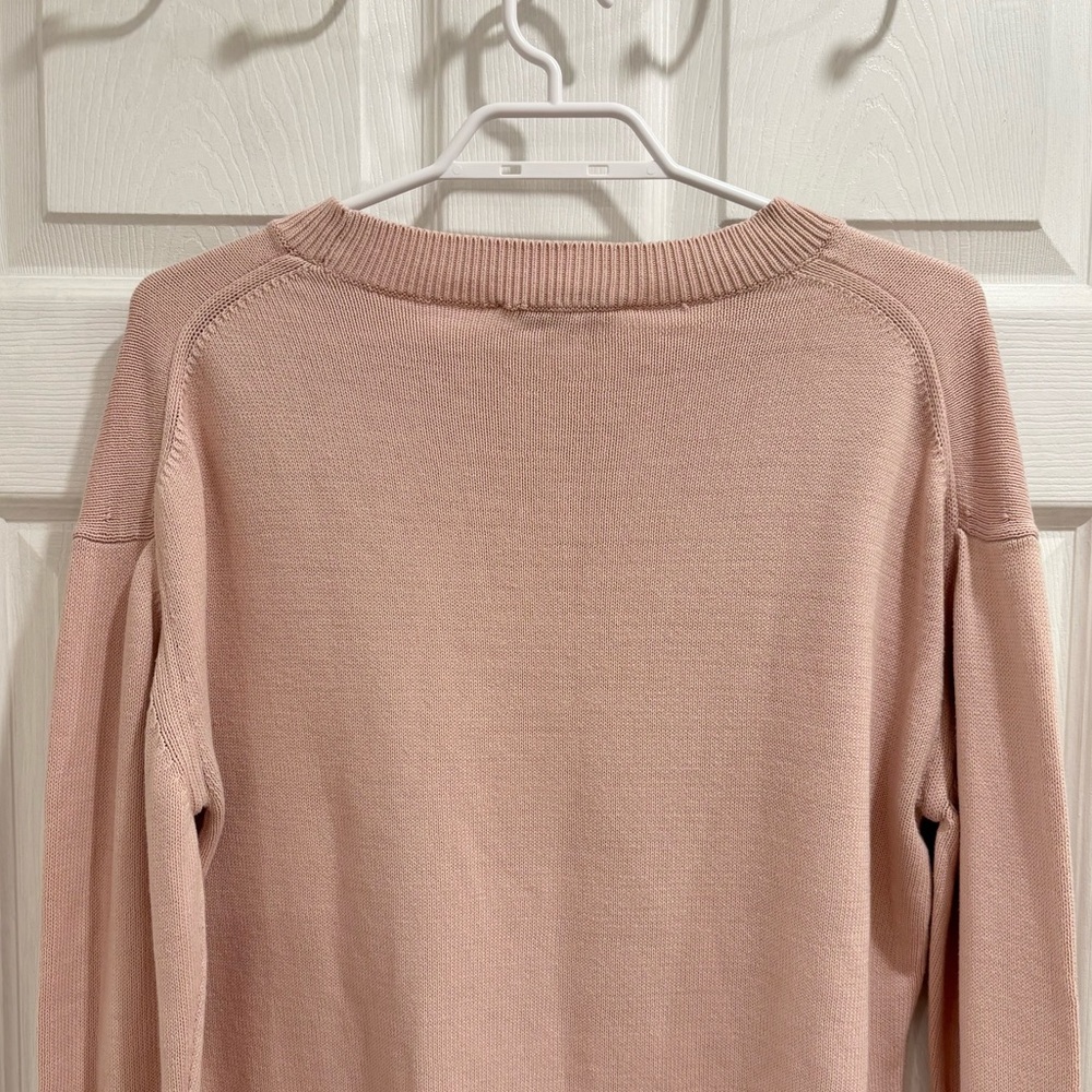 Everlane Dusty Rose Pink Cotton Sweater - Picture 7 of 11